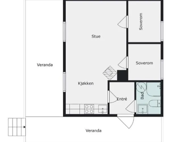 Whirl Cabin, 5 Min Walk From Bridge Semesterbostad *